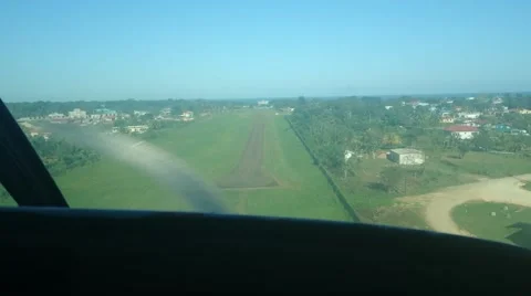 Puddle Jumper Landing Stock Footage 68979973