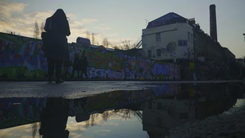 Puddle photo truman Stock Footage 145561634