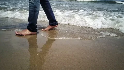 Puducherry Beach 1; Pondicherry India Stock Footage 119661663
