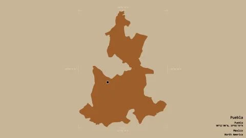 Puebla - Mexico. Bounding box. Pattern Stock Illustration