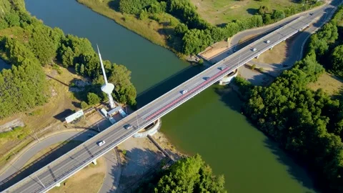 Puente Caucau Valdivia Video stock 310771392