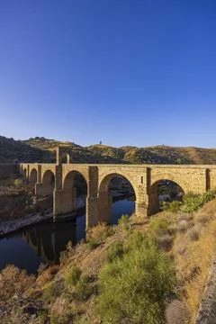 Puente de Alcantara in Extremadura, Spain Stock Photos