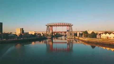 Puente de la Boca (La Boca Bridge) Buenos Aires, Argentina Stock-Footage 141409059