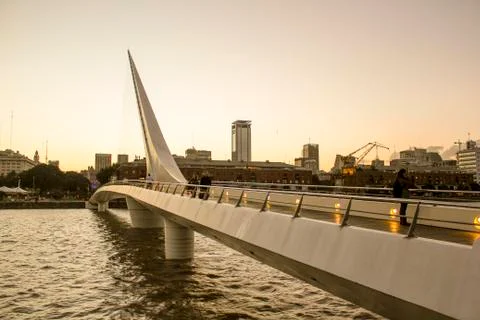 Puente de La Mujer Stock Photos