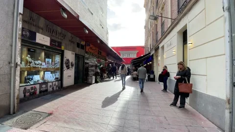 Puerta del Sol Square, Madrid 4K 스톡 동영상 223405250