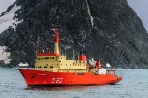 The Puerto Deseado Stock Photos