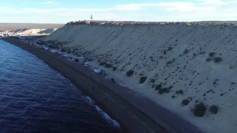 Puerto Madryn-Playa Punta Este-Baliza-Argentina_part04 動画素材 331480643