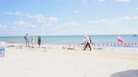 Puerto Morelos beach 動画素材 120663753