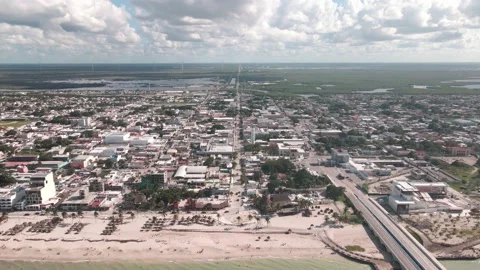 Puerto Progreso beach. Yucatan. Mexico. Stock Footage 141214003