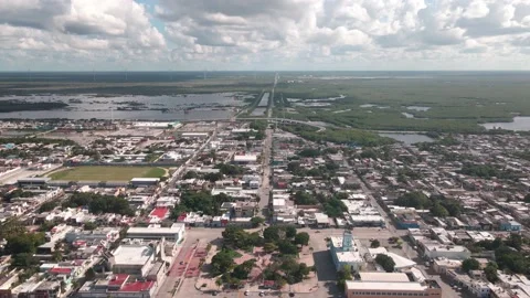 Puerto Progreso, a town in Yucatán. México. Stock Footage 141638064
