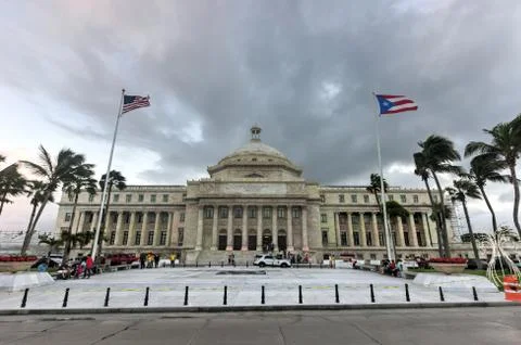 Puerto Rico Capitol Building - San Juan Stock Photos