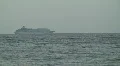 Puerto Rico - Cruise Ship on horizon at sunset into Sahara Dust Cloud time lapse HD Footage