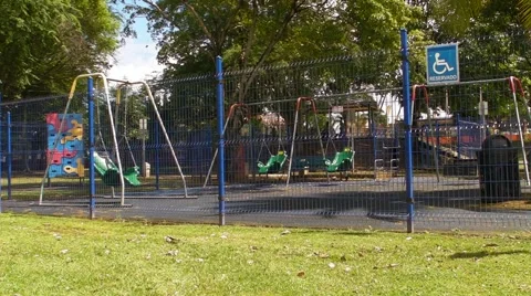 Puerto Rico - Empty Park for the Handicapped Stock Footage 2324208