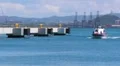 Puerto Rico - FireFighter Small Harbor Patrol Boat 2 HD Footage