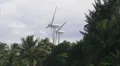 Puerto Rico - HD 30p Wind Electric Turbine Generator - Green Energy 3 HD Footage