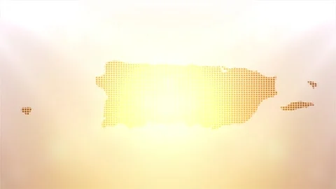 Puerto Rico Map Opener Stock Footage 247896810