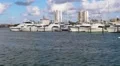 Puerto Rico - People in Jet Ski Marina Cargo Ship HD HD Footage