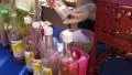 Puerto Rico - People - Puerto Rican Piragua - Shaved Ice Fruit Flavor Treat 1 HD Footage