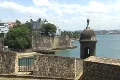 Puerto Rico - San Juan: guerite, bay, & governor house Footage