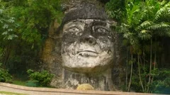 Puerto Rico-Taino Indian Chief Face-Mabodamaca-Stone/Rock Carving ...