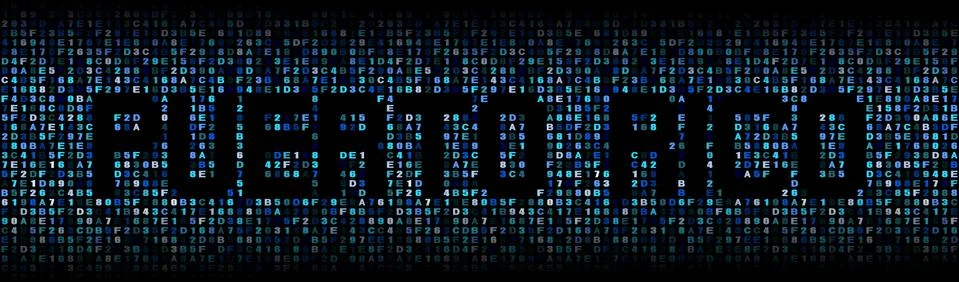 Puerto Rico text on hex code illustration Stock Illustration