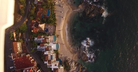 Puerto Vallarta aerial 1 Stock Footage 128665853