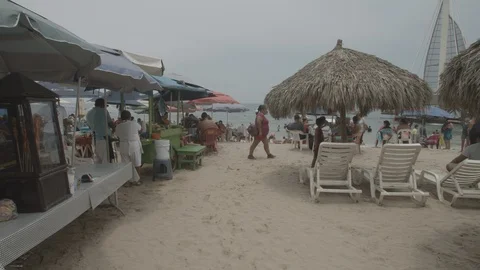 Puerto Vallarta Beach Stock Footage 129399310