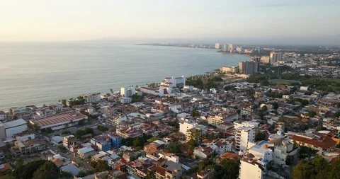 Puerto Vallarta El Centro Stock Footage 125873278