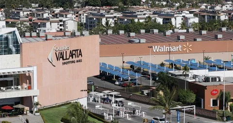 Puerto Vallarta Mexico Business Walmart Sams Club Pan 4K