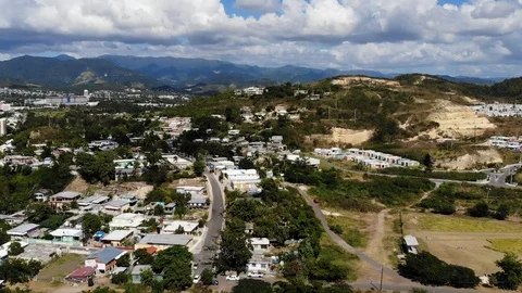PuertoRico Ponce2 2K Drone Stock Footage 100378912