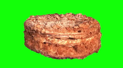Puff cake Napoleon Stock Footage 48154476