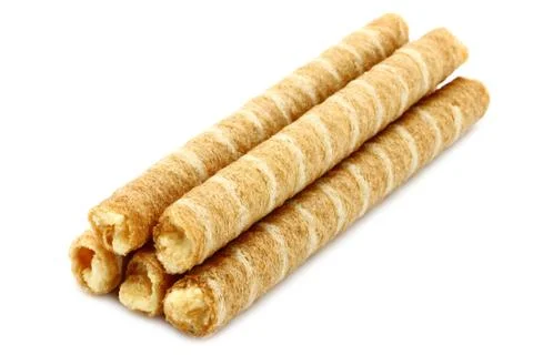 Puff cookies close-up Stock Photos