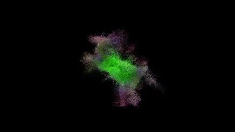 Puff explosions1 Stock Footage 339287383