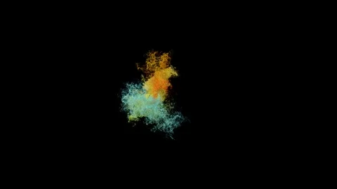 Puff explosions8 Stock Footage 339287424