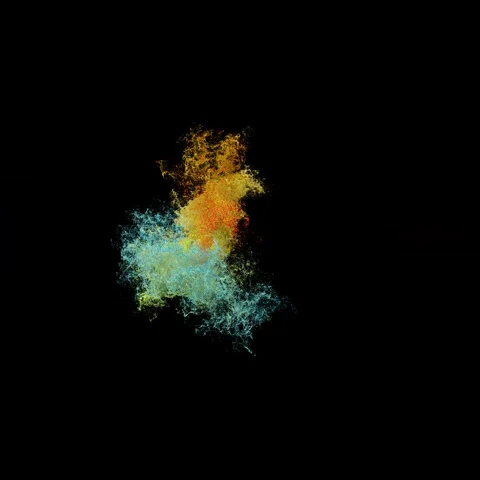 Puff Explosions8 Stock Footage Stock Footage 335851996