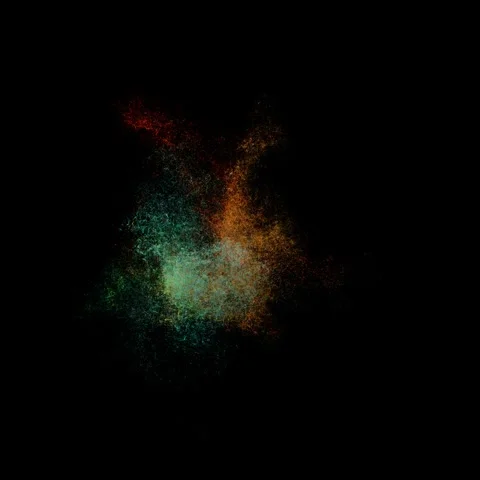 Puff Explosions9 Stock Footage Stock Footage 335852085