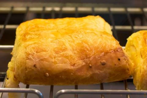 Puff pastry baking Foto stock