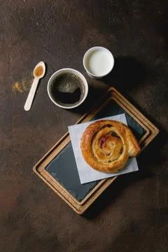 Puff pastry bun Stock Photos