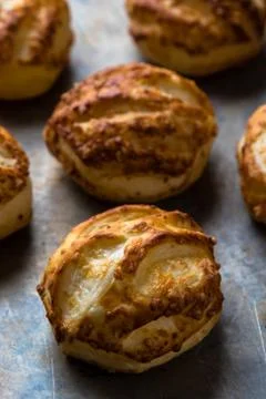 Puff pastry with cheese Stock Photos