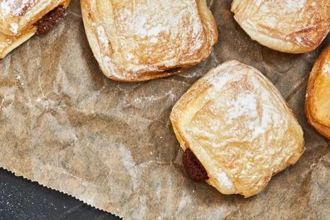 Puff pastry dessert Stock Photos