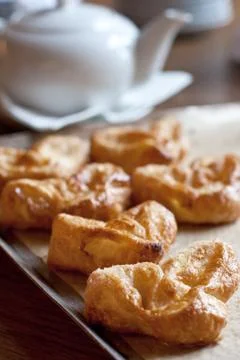 Puff pastry Stock-Fotos