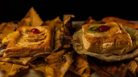 Puff pastry Stock Photos