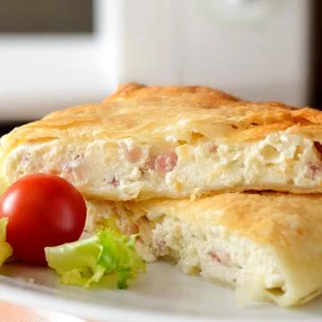 Puff pastry rustic Foto stock