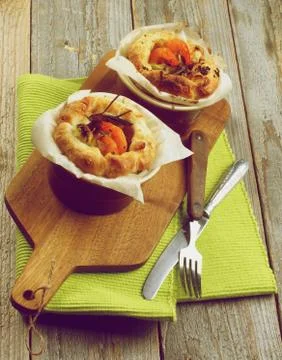Puff Pastry Snacks Stock Photos
