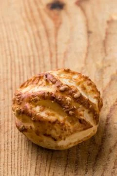 Puff pastry on table Stock Photos