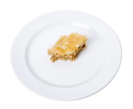 Puff pastry with walnuts. Stock Photos