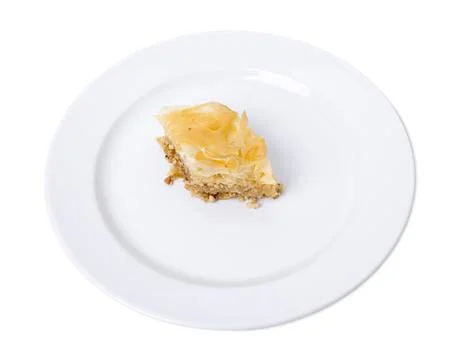 Puff pastry with walnuts. Stock Photos