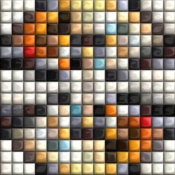 Puff pixels colorful background Stock Illustration