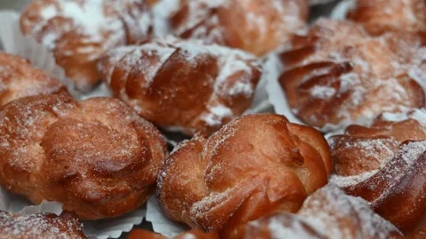 Puff puffs Stock Footage 321186883