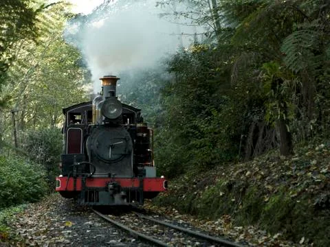 Puffing Billy train ride through the Dandenong Ranges near Melbourne, Austral Stock-Fotos